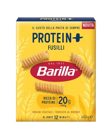 BARILLA PASTA PROTEICA PROTEIN + FUSILLI GR.400