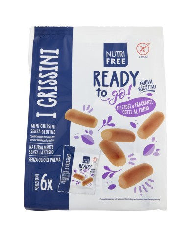 NUTRI FREE GLUTEN-FREE READY-TO-GO BREADSTICKS 30 GR X 6 SACHETS