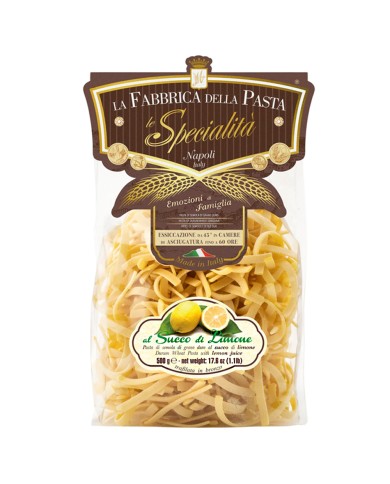 LA FABBRICA DELLA PASTA DI GRAGNANO ES SCIALATIELLI CON ZUMO DE LIMÓN 500 GR