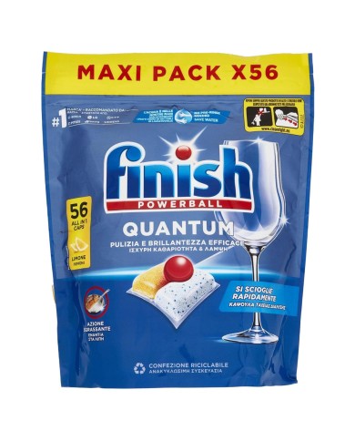 Tabletki FINISH Quantum Lemon x 56 sztuk
