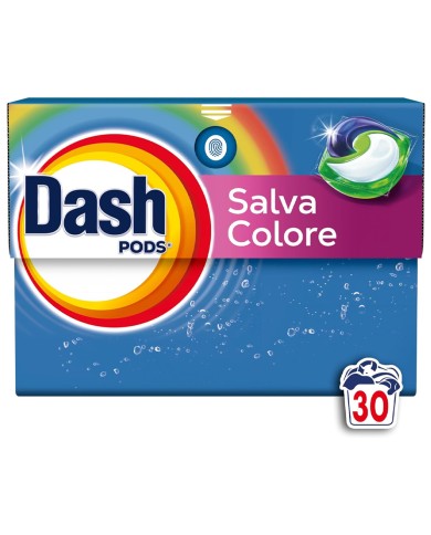 CÁPSULAS PARA LAVADORA DASH AHORRO DE COLOR X 30 LAVADOS
