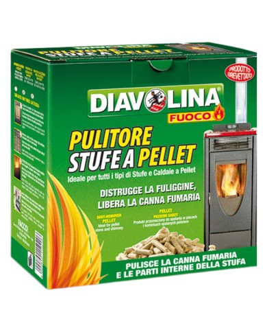 DIAVOLINA PULITORE STUFA A PELLET KG.1.5