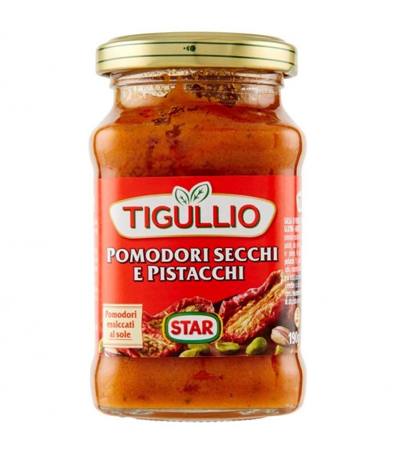 PESTO TIGULLIO STAR POMODORI SECCHI PISTACCHI GR 190